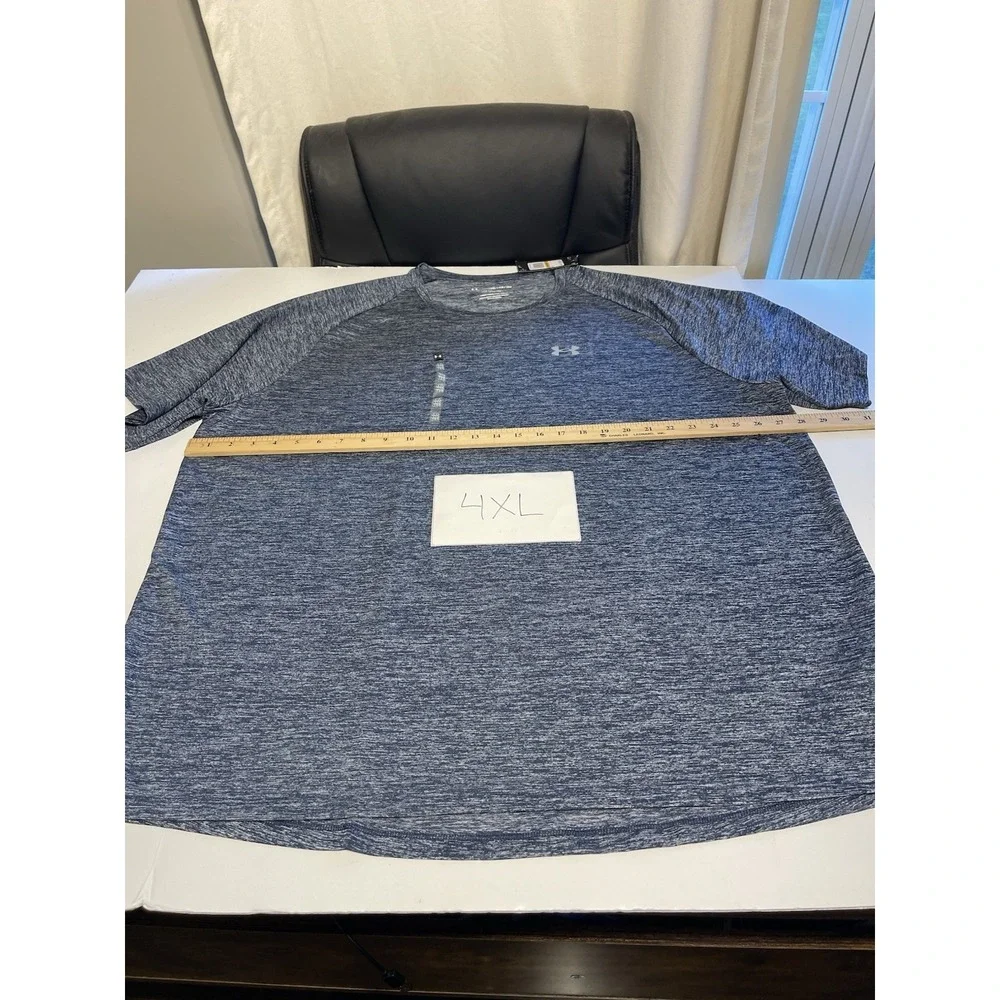 Under Armour UA Tech 2.0 T-shirt Big & Tall Blue Size 4XL New